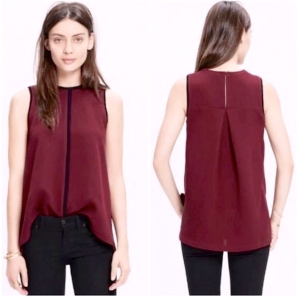 Madewell Crepe Canal Tank Top